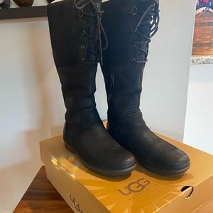 Ugg Elsa Tall Waterproof Boots/Black